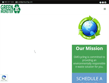 Tablet Screenshot of greenmonsterecycling.com